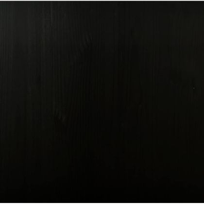 Подвижен шкаф с чекмеджета "MOSS" Черно масивно дърво бор