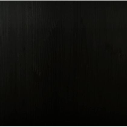 Подвижен шкаф с чекмеджета "MOSS" Черно масивно дърво бор