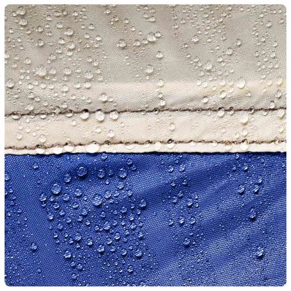 Шатра за басейн с подвижна муха & Мрежести стени Лазурно синьо