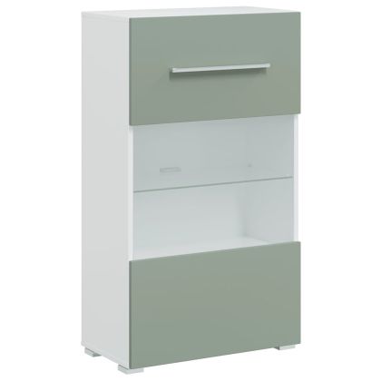 5 броя телевизори с LED Маслиненозелено инженерно дърво