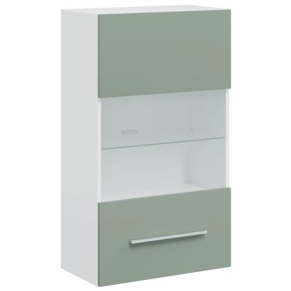 5 броя телевизори с LED Маслиненозелено инженерно дърво