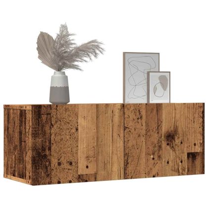 Комплект 2 части за монтиране на телевизор на стена Старо дърво