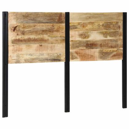 табла за глава 140 cm масивно дърво манго и желязо