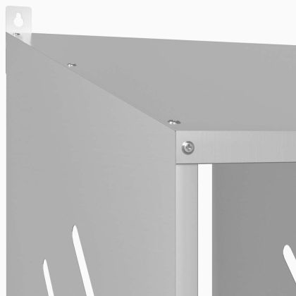 Кутия за гнездене на пилета с 6 отделения, галванизиран