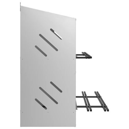 Кутия за гнездене на пилета с 8 отделения, галванизиран