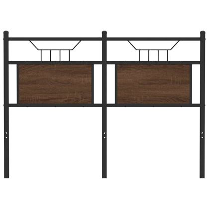 Горна табла, кафяв дъб, 120 см, инженерно дърво и стомана