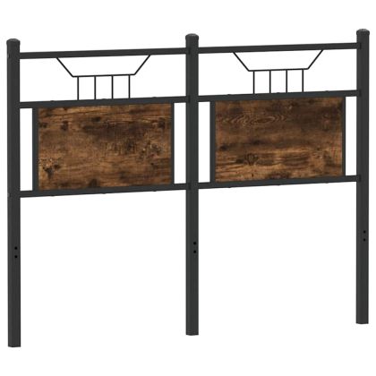 Горна табла, опушен дъб, 120 см, инженерно дърво и стомана