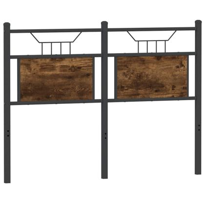 Горна табла, опушен дъб, 120 см, инженерно дърво и стомана