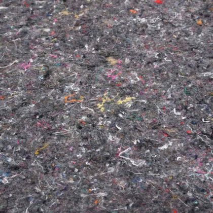 Неплъзгаща се поларна материя за художници 10 м 280g/m² Сива