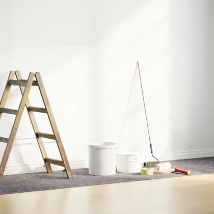 Неплъзгащи се панталони за бояджии 2 бр. 50 м 220 g/m² Grey