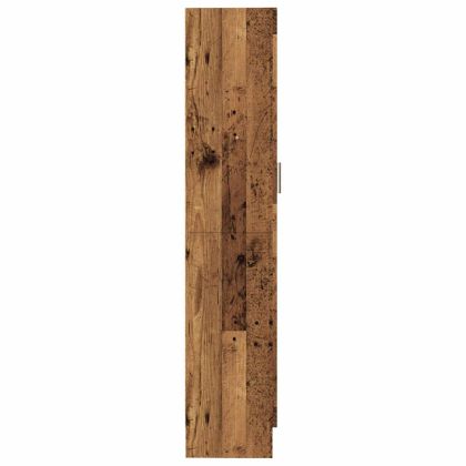 grāmatu plaukts, veca koka, 82,5x30,5x150 см, инженерно дърво