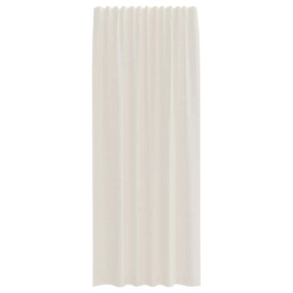 Пердета от воал с горна част, 2 бр, кремаво