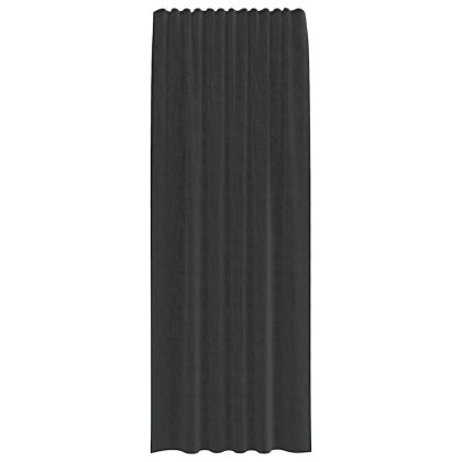 Пердета от воал с горна част, 2 бр, черно