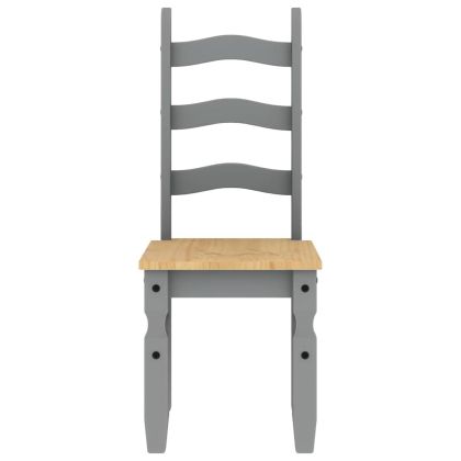 Трапезен комплект от 5 части Panama, сив бор масив