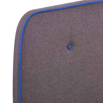 Рамка за легло без матрак, таупе, плат, 120x190 см