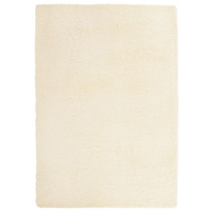 Шаги килим с дълъг косъм, NAVARRA, кремав, 120x170см, полиестер
