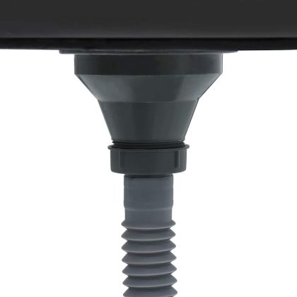 Кухненска мивка с отцедник, сребристо, 600x600x155 мм, инокс