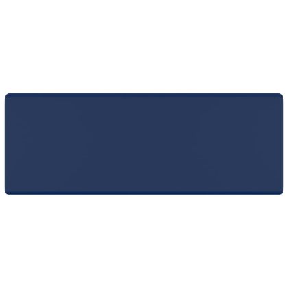 Мивка с преливник лукс квадрат тъмносин мат 41x41 см керамика