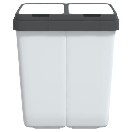 Двоен кош бял 2x25 л