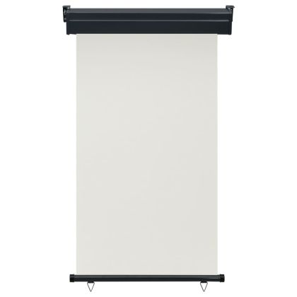 Вертикална тента за балкон, 105x250 см, кремава