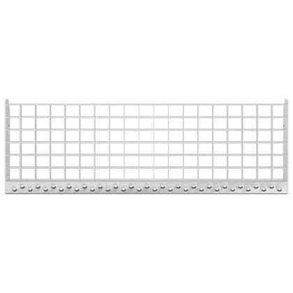 Решетъчно стъпало 70x24x7 см поцинкована стомана