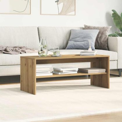 ТВ шкаф, дъб артизан, 100x40x40 см, инженерно дърво