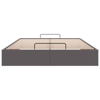 Османска рамка за легло без матрак, 140x200 см, изкуствена кожа
