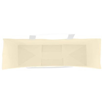 Хартиени торбички 50 бр с дръжки жълти 54x15x49 см