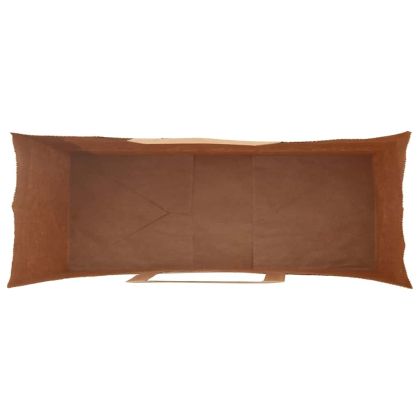 Хартиени торбички 250 бр с дръжки черни 32x12x42 см