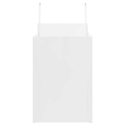 Хартиени торбички 250 бр с дръжки бели 32x17x25 см