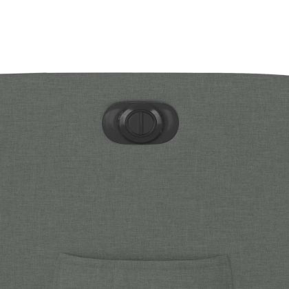 Електрически наклоняем стол, тъмносив, текстил