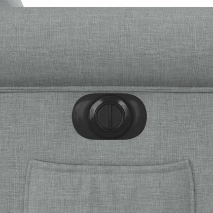 Електрически наклоняем стол, светлосив, текстил