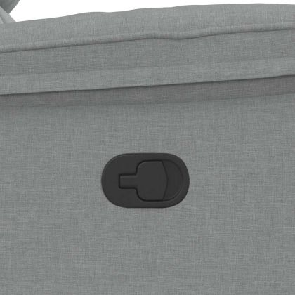 Реклайнер стол, светлосив, текстил