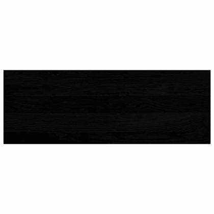 Стълбищни стъпала, 8 бр, тъмнокафяви, 70x25x2 см, дъб масив