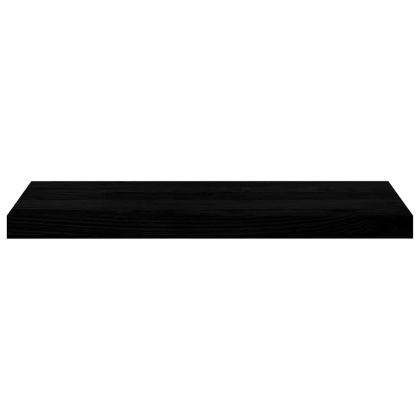 Стълбищни стъпала, 2 бр, тъмнокафяви, 70x25x2 см, дъб масив