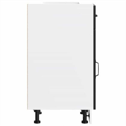 Кухненски шкаф, "Kalmar", черен, инженерно дърво