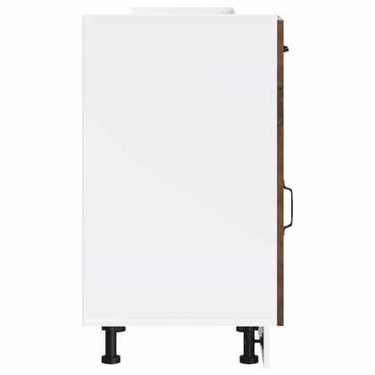 Кухненски шкаф, "Kalmar", опушен дъб, инженерно дърво