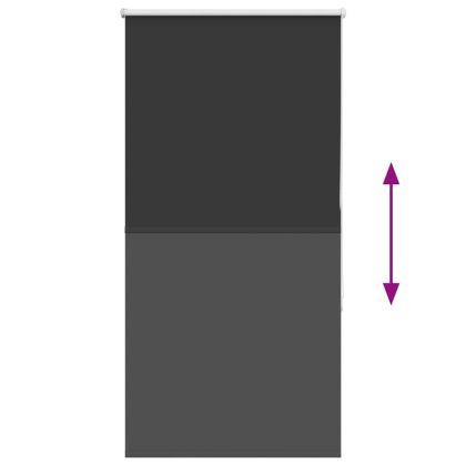 Ролетна щора Blackout Black 85x130 cm Ширина на плата 80,7 cm