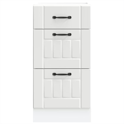 Кухненски шкаф Lucca Бяла инженерна дървесина