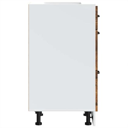 Кухненски шкаф, "Kalmar", опушен дъб, инженерно дърво