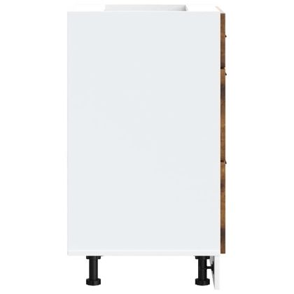 Кухненски шкаф Porto, опушен дъб, инженерно дърво