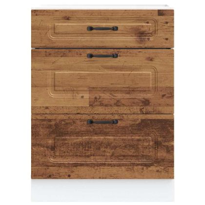 Кухненски шкаф, "Kalmar", старо дърво, инженерно дърво