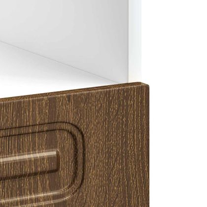 Шкаф за фурна, Kalmar, кафяв дъб, инженерно дърво