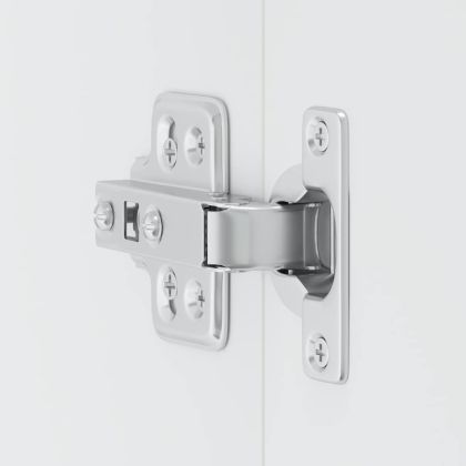 Кухненски стенен шкаф, Kalmar, бял гланц, инженерно дърво