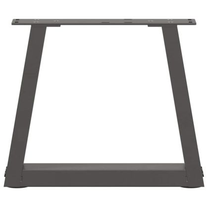 Крака за масичка за кафе, V-образна, 2 бр., антрацит, 40x(30-31,3) см, стомана