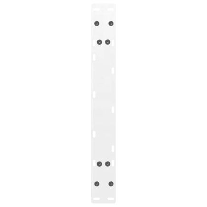 Крака за масичка за кафе, А-образни, 2 бр., бели, 60 x (30-31) см, стомана