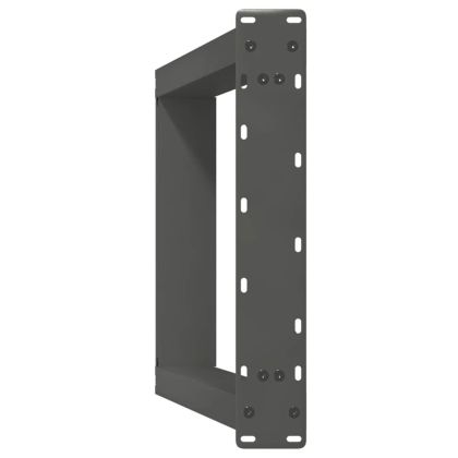 Крака за трапезна маса, U-образни, 2 бр., антрацит, 50x(72-73) см, стомана