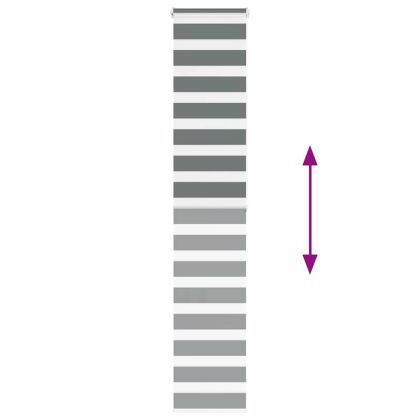 Зеброва щора 40x200 см ширина на плата 35,9 см полиестер