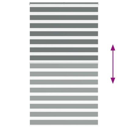 Зеброва щора 135x200 см Ширина на плата 130,9 см Полиестер