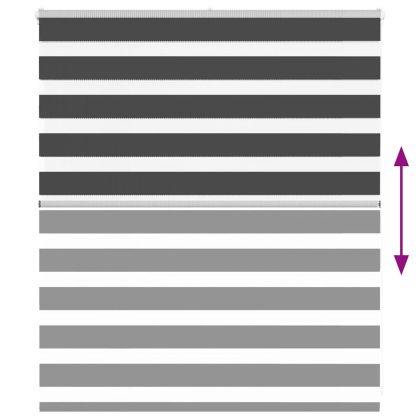 Зеброва щора 130x100 см ширина на плата 125,9 см полиестер